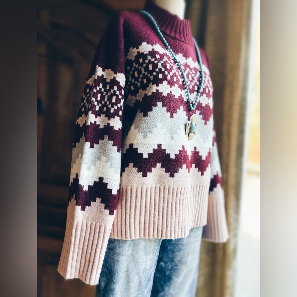 Fair Isle Crewneck Sweater